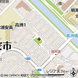 千葉県浦安市高洲1丁目12周辺の地図