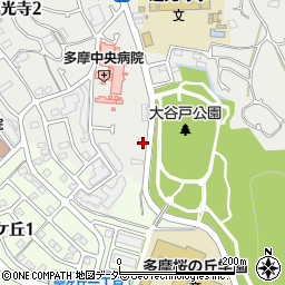東京都多摩市連光寺2丁目61-8周辺の地図