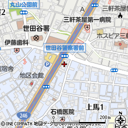 極真空手　成城・和泉多摩川道場周辺の地図