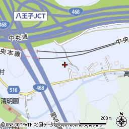 東京都八王子市裏高尾町896周辺の地図