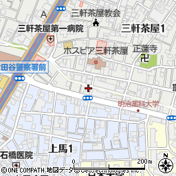 東京都世田谷区三軒茶屋1丁目19-20周辺の地図