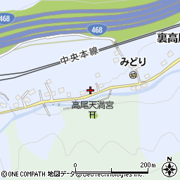 東京都八王子市裏高尾町709周辺の地図