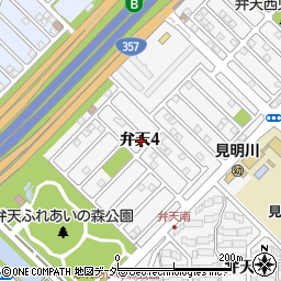 千葉県浦安市弁天4丁目周辺の地図