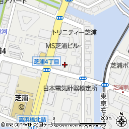 東京都港区芝浦4丁目14周辺の地図