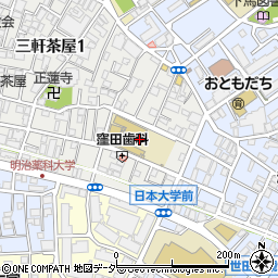 東京都世田谷区三軒茶屋1丁目4周辺の地図