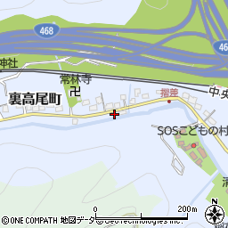 東京都八王子市裏高尾町1084周辺の地図
