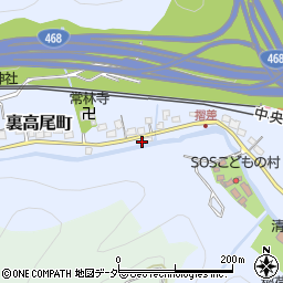 東京都八王子市裏高尾町1086周辺の地図