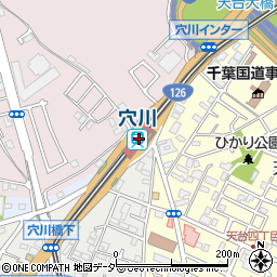 千葉県千葉市稲毛区周辺の地図