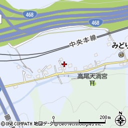 東京都八王子市裏高尾町747周辺の地図