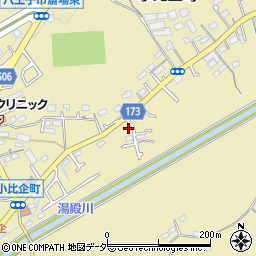 東京都八王子市小比企町1551周辺の地図
