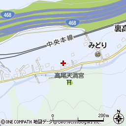 東京都八王子市裏高尾町710周辺の地図