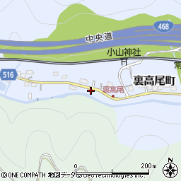 東京都八王子市裏高尾町1223周辺の地図