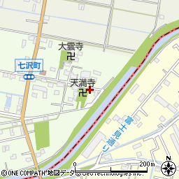 山梨県甲府市七沢町19周辺の地図