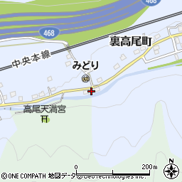 東京都八王子市裏高尾町657周辺の地図