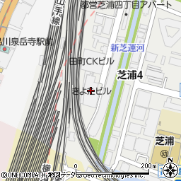 東京都港区芝浦4丁目3-4周辺の地図