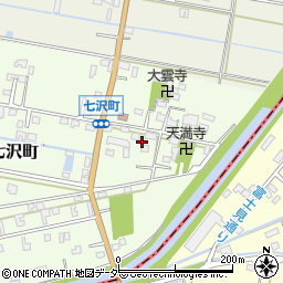 山梨県甲府市七沢町70周辺の地図