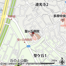 東京都多摩市連光寺2丁目69周辺の地図