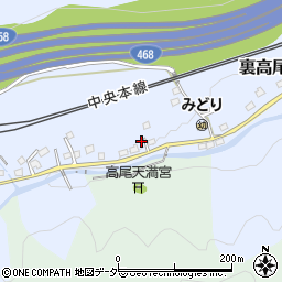 東京都八王子市裏高尾町696周辺の地図