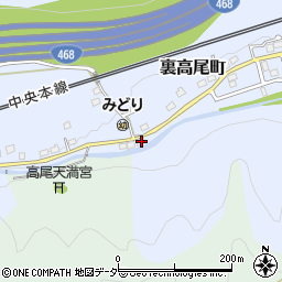 東京都八王子市裏高尾町654周辺の地図