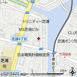 東京都港区芝浦4丁目14-8周辺の地図