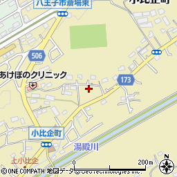 東京都八王子市小比企町1737周辺の地図
