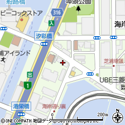 東京港湾福利厚生協会（一般財団法人）　本部周辺の地図