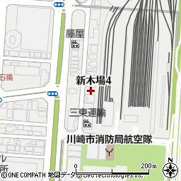 東京都江東区新木場4丁目5-9周辺の地図