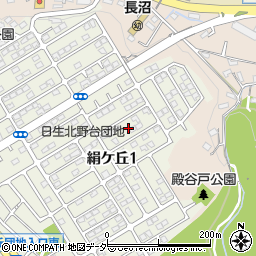 東京都八王子市絹ケ丘1丁目33周辺の地図