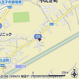 東京都八王子市小比企町1575周辺の地図