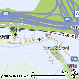 東京都八王子市裏高尾町1054周辺の地図