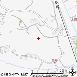 千葉県山武市木原周辺の地図