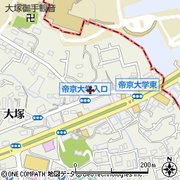 東京都八王子市大塚454周辺の地図