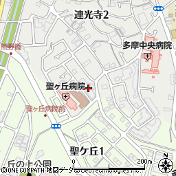 東京都多摩市連光寺2丁目68-9周辺の地図