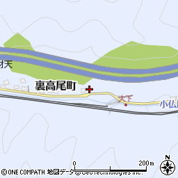 東京都八王子市裏高尾町1405周辺の地図