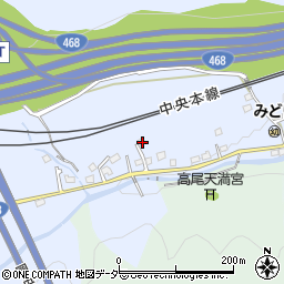 東京都八王子市裏高尾町748周辺の地図