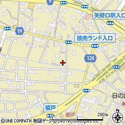 東京都稲城市矢野口1171周辺の地図