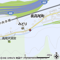 東京都八王子市裏高尾町653周辺の地図