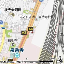 日本トムソン本社ビル周辺の地図