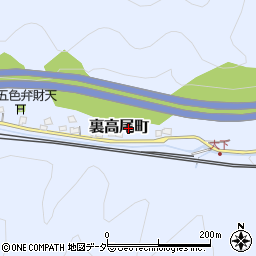 東京都八王子市裏高尾町1428周辺の地図