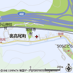 東京都八王子市裏高尾町1108周辺の地図