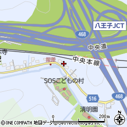 東京都八王子市裏高尾町1040周辺の地図