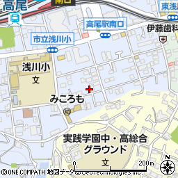 東京都八王子市初沢町1307-6周辺の地図