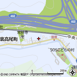 東京都八王子市裏高尾町1063周辺の地図