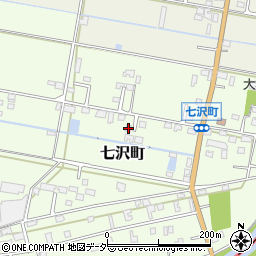 山梨県甲府市七沢町106周辺の地図
