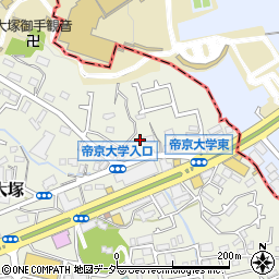 東京都八王子市大塚455周辺の地図