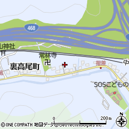 東京都八王子市裏高尾町1080周辺の地図