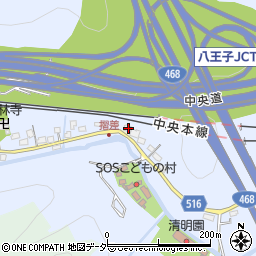 東京都八王子市裏高尾町1041周辺の地図