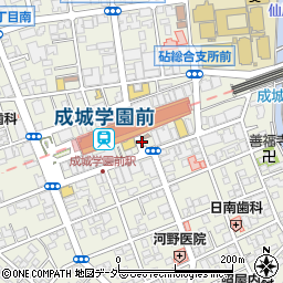 成城デンタルオフィス・のと歯科クリニック周辺の地図