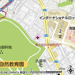 東京都港区白金台5丁目12周辺の地図