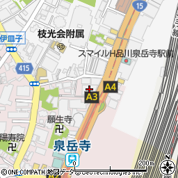 高輪泉岳寺駅前ビル周辺の地図